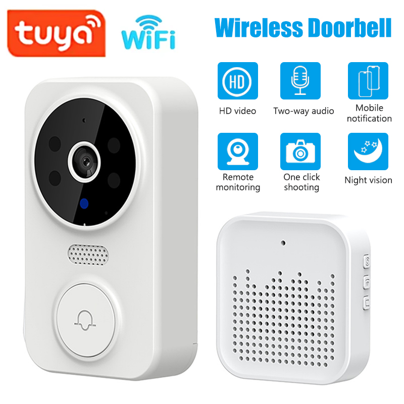 Home Security Battery - WiFi Smart Video Türklingel Kamera Nachtsicht