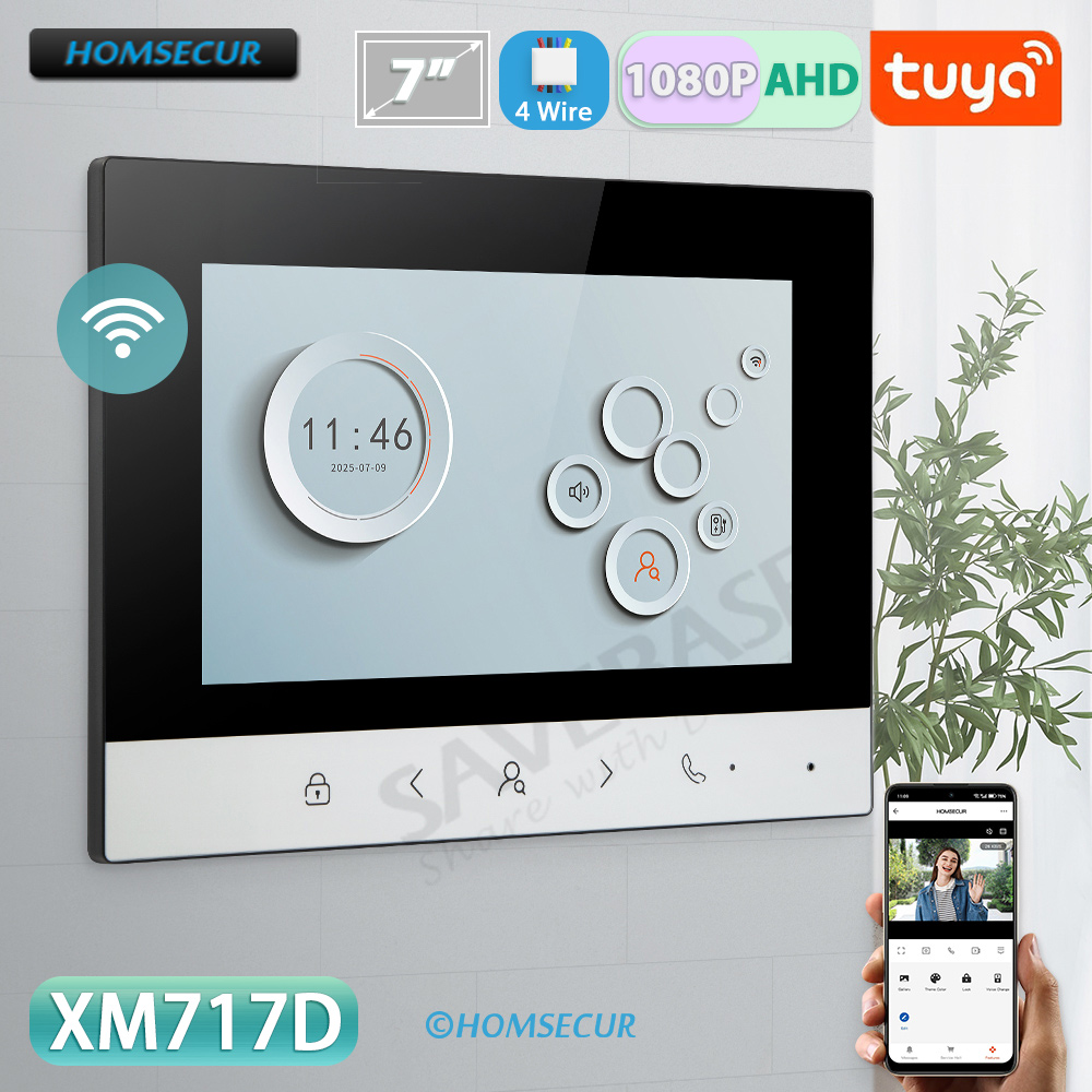 Home Security Monitoring - Tuya Smart WIFI Innenmonitor 7