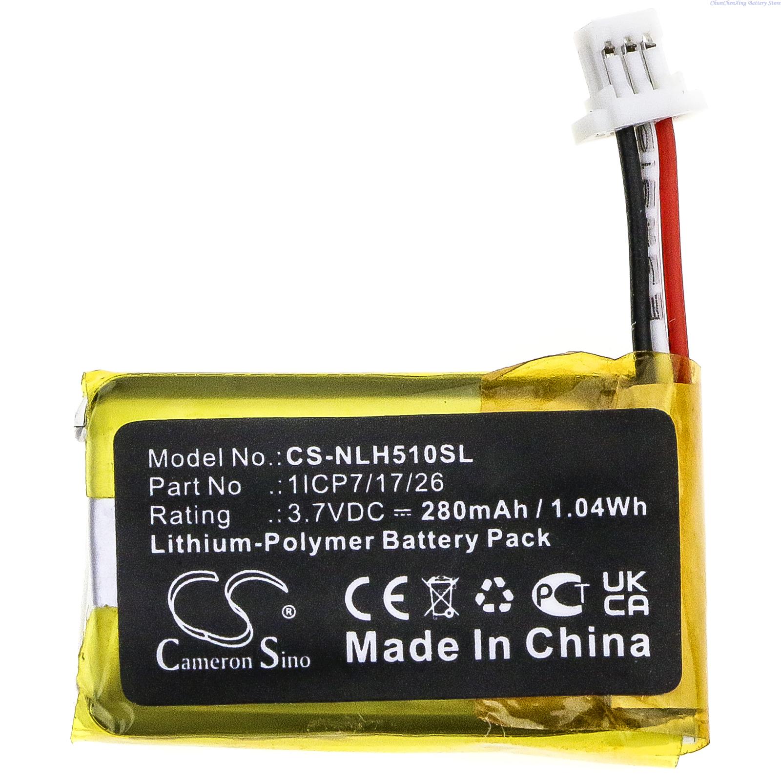 Home Security Battery Replacement - 3,7 V 280 mAh Ersatz-Akku für