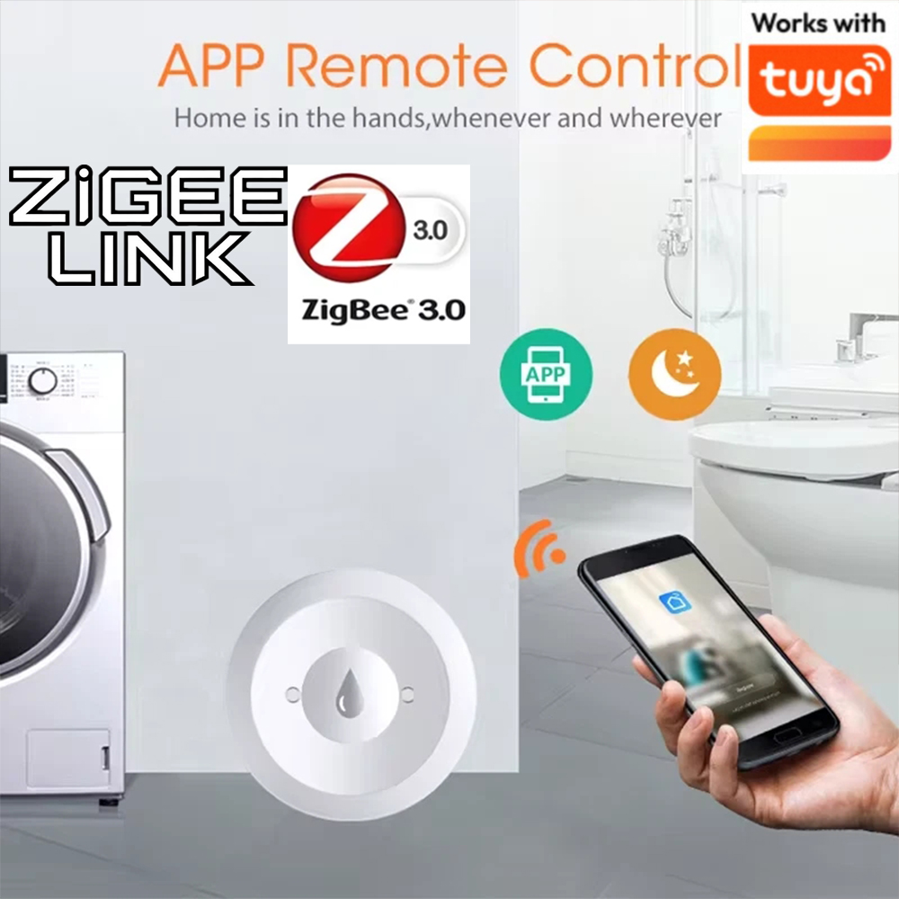 Home Security Monitoring - Für Tuya ZigBee 3.0 Intelligenter Wasserleck-Sensor