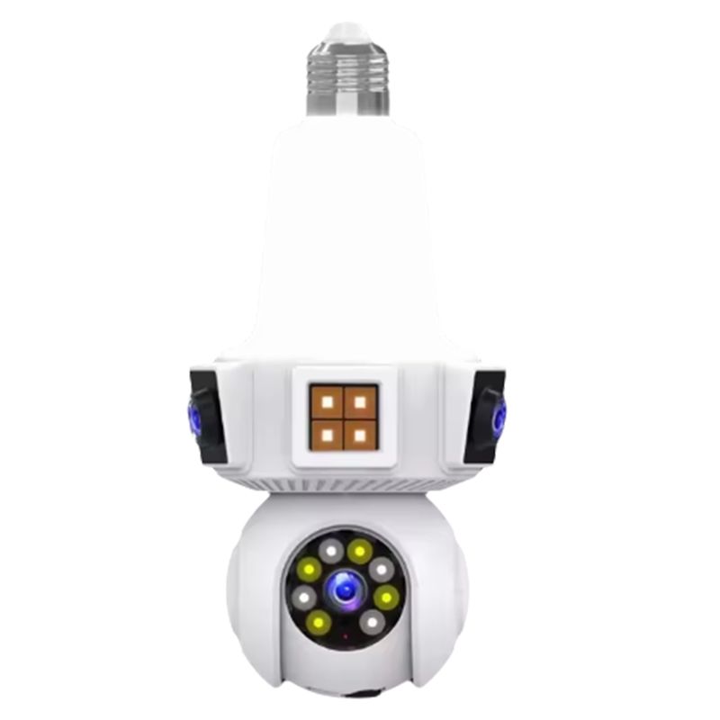 Home Security And Cctv - 【A08I】Duale Objektiv-Überwachungskamera für Zuhause, Kabellose WLAN-Mini-CCTV-Kamera,