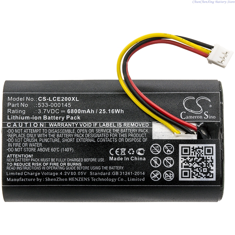 100% NEU 3,7V 5200/6800mAh Ers – Home Security Battery Replacement Bewertung und Preis