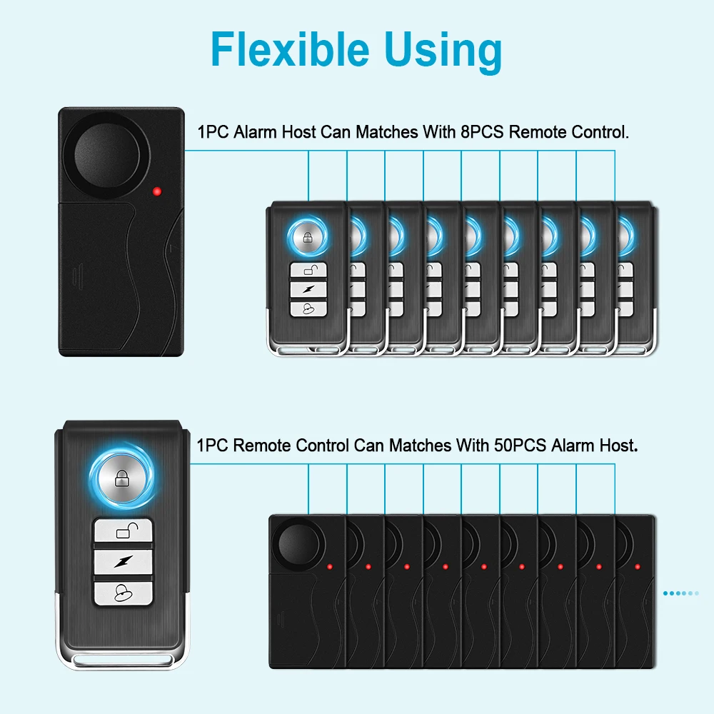 Neue 110dB Tür Und Fenster Vib – Home Security Battery Bewertung und Preis