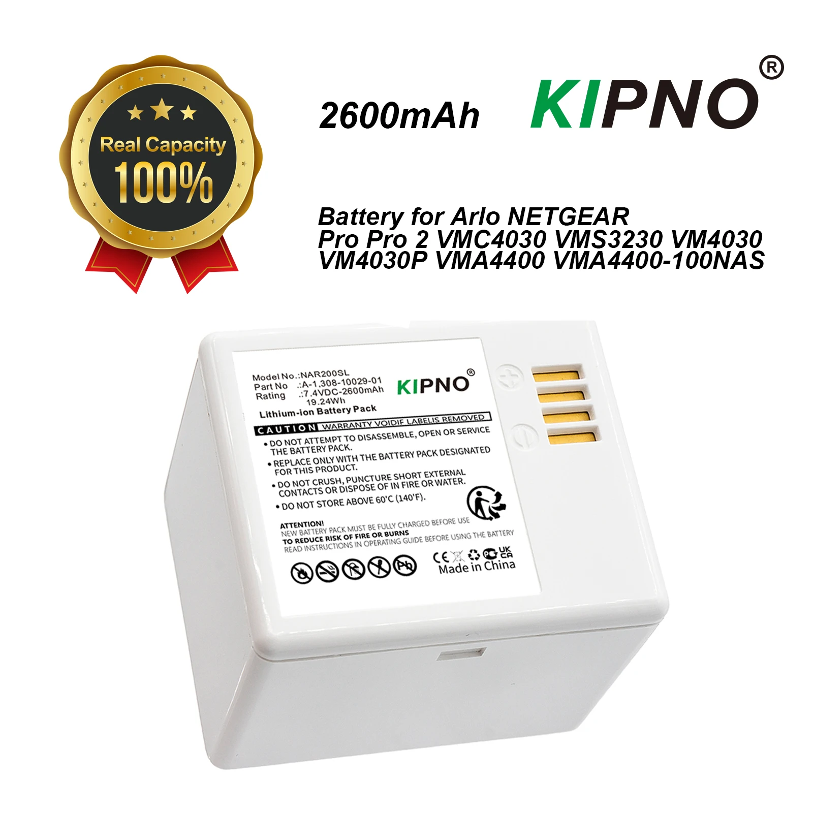 KIPNO Ersatzakku A-1 für ARLO  – Home Security Battery Replacement Bewertung und Preis