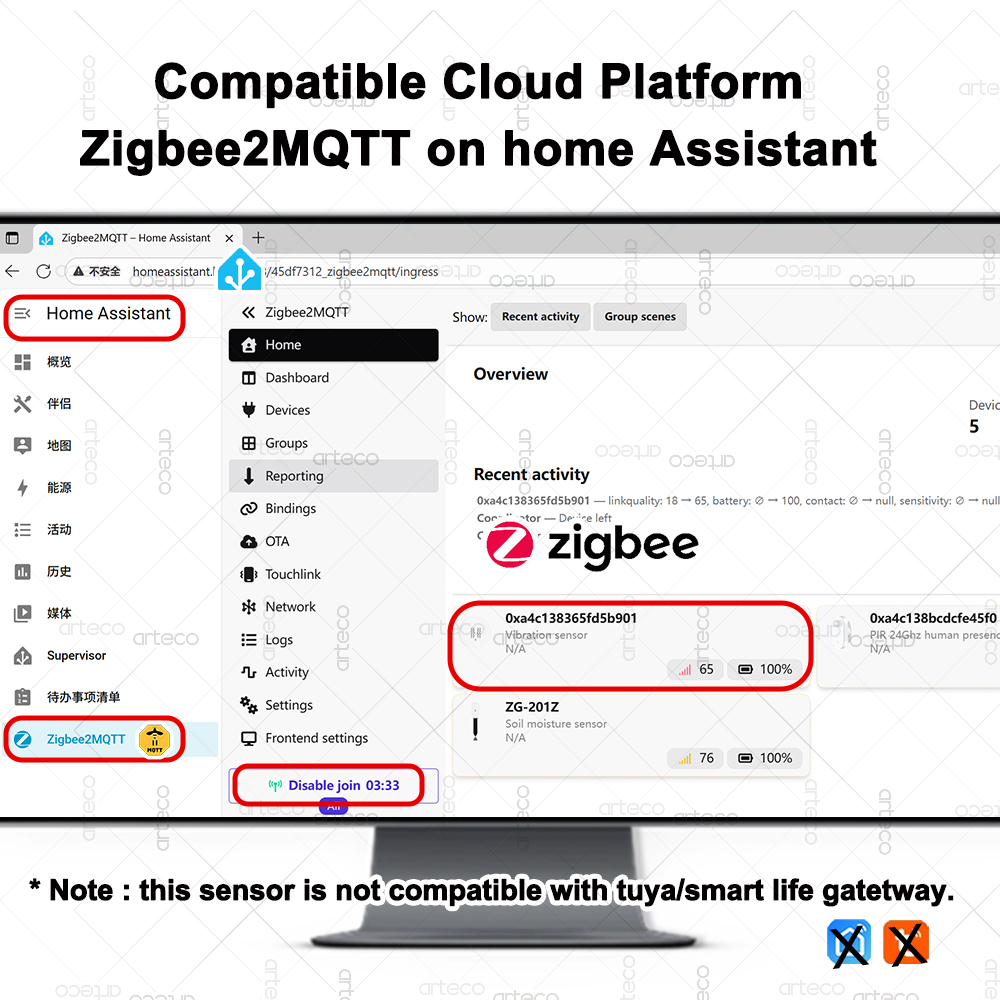 ZigBee Smart Vibration Sensor  – Home Security Monitoring Bewertung und Preis