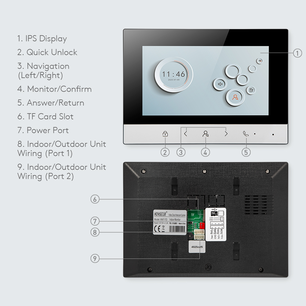 Tuya Smart WIFI Innenmonitor 7 – Home Security Monitoring Bewertung und Preis