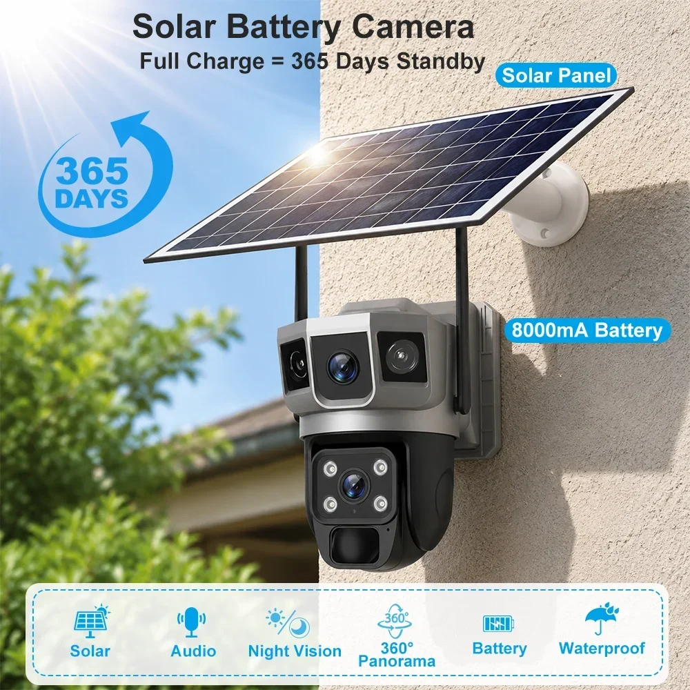 V380 4K 3-Bildschirm 4G-Kamera – Home Security And Cctv Bewertung und Preis