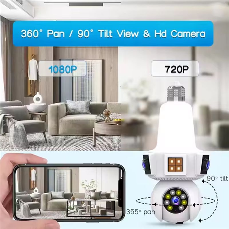 【A08I】Duale Objektiv-Überwachu – Home Security And Cctv Bewertung und Preis