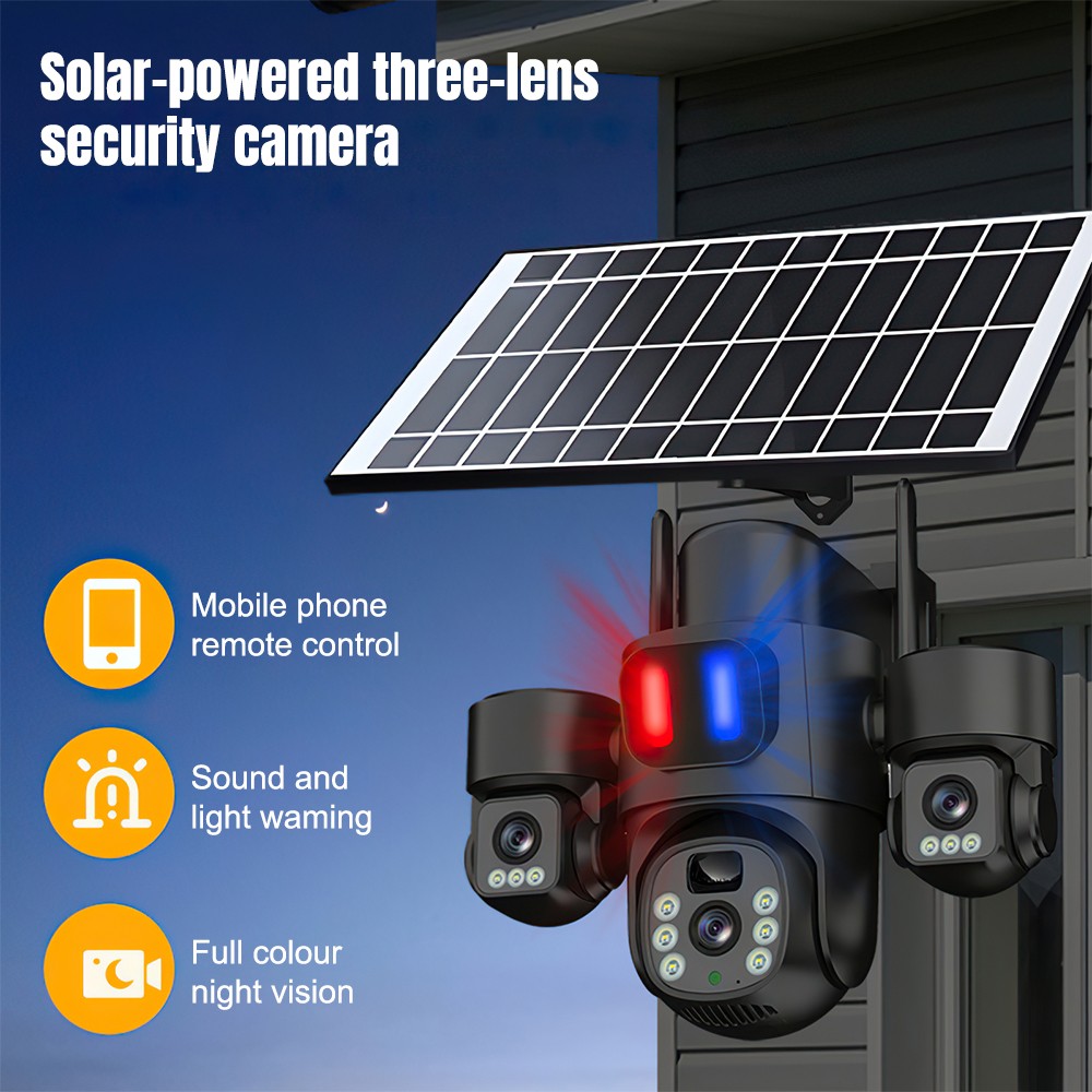 Solar-WLAN-PTZ-Kamera für Auße – Home Security And Cctv Bewertung und Preis