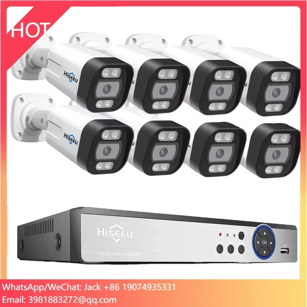 Hiseeu 4K 8-Kanal 8MP Außen-Üb – Home Security And Cctv Bewertung und Preis