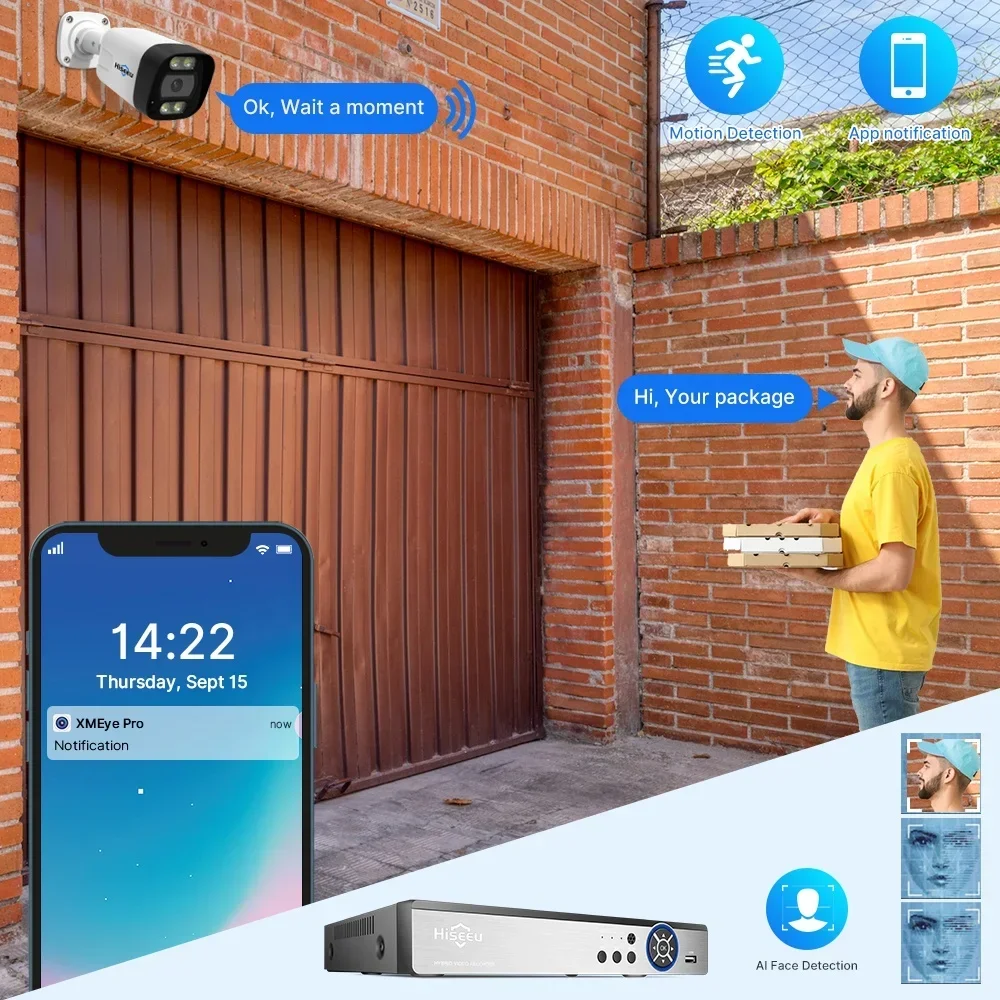 Hiseeu 4K 8-Kanal 8MP Außen-Üb – Home Security And Cctv Bewertung und Preis